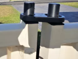 Fence post holder