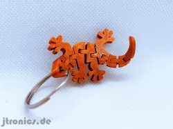 Flexi Articulated Gecko Keychain