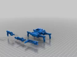 Fully Posable Walking Mech