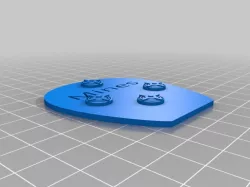 Gaslands Mines template