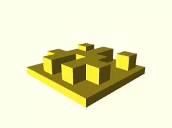 Github Avatar Identicon and pixel art  3D Model Generator Parametric