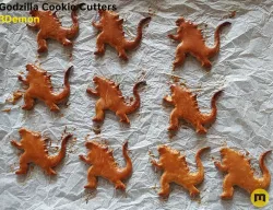 Godzilla Cookie Cutters