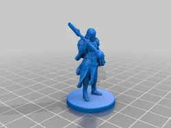 Humanoid Paladin Miniature (Variants)
