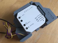 Insteon 2 Micro Modules DIN rail stand
