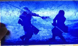 Jon Snow vs White Walker Lithophane