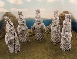 Jungle statue - godess of war