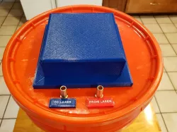 K40 laser cooling system