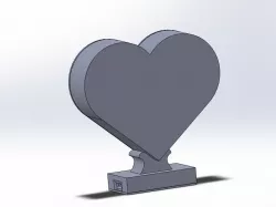 Lampe coeur