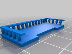 Large Balcony (8mm scale)