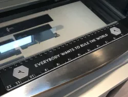 laser cut metric ruler (with both mm and inches) for 3mm acrylic