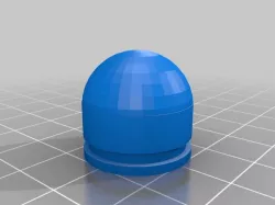 LED diffusor cap for felt
