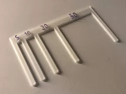 Letter Thickness Measure