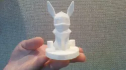 Low Poly Eevee Toothbrush Stand