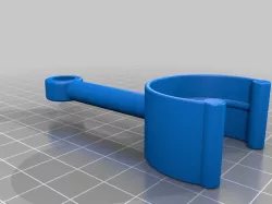 Microscope holder for 8mm threaded rod