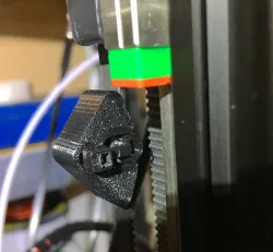 Minimalist belt tensioner (replaces tensioning springs)