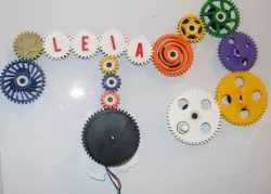 Motorized Fridge Magnet Gears