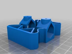My Customized Springy pen holder for 3D printer / CNC, with software