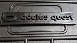 Oculus Quest Logo Apache 3800 Case Tag