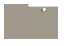 Open Benchtable Blank Bracket