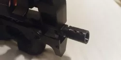 P90 Flash Hider Airsoft, (14mm CCW)
