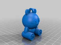 Panda keychain