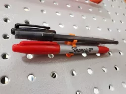 Pegboard Sharpie + Pen Holder