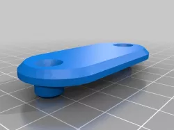 Plastic window handle stub