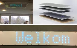 RGB Matrix display over wifi arduino 384 leds