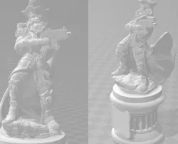 Rogue Trader WH40k - Plunderbuss Pete - Statue