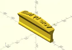 Rounded rolling rubber stamp with customizer fields