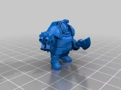 space dwarf exo-armor test models
