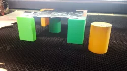 spacer for laser machine 