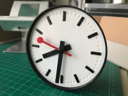 Swiss Station Clock
