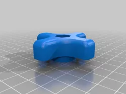 Tightening knob for CNC clamp