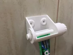 TOOTHPASTE HOLDER SPRING & EXTRUDER