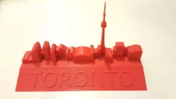 Toronto 3D Skyline Paperweight