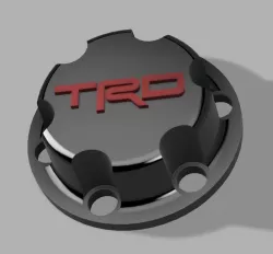 TRD Pro Wheel Caps - 1//10th scale - RC Car wheel cap