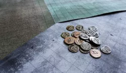 v2 coins For dungeons and dragons & Tabletop Games