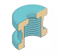 V6 bowden adapter ( titan / bmg )