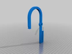 Wagon J-hook for Boffer Swords