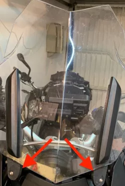 windshield adapter for BMW R 1200 GS 
