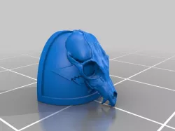 Wolf Skull pauldrons