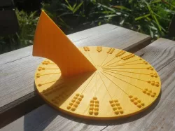 Yet Another Customizable Table Sundial 