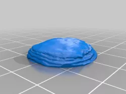 25mm Base made to look like eroded earth