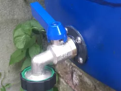 3/4" faucet mount for rain catchment
