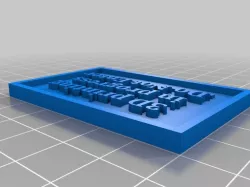 3D printing sign