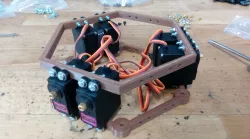 3DOF - 6DOF Stewart Platform hexagon prototype