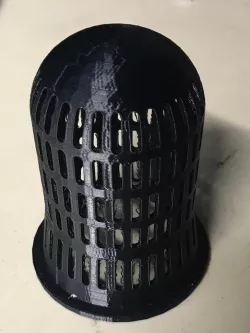3x4 net cup for 4” pvc duct