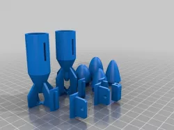 500lb GPMk12 and 532lb Type 98 No.25 for rc FT Migthy Minis and 1100mm aircraft (double sized)