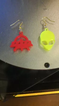 Alien Earrings